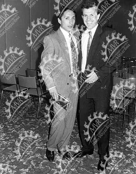 Manuel Negrete con Aguirre